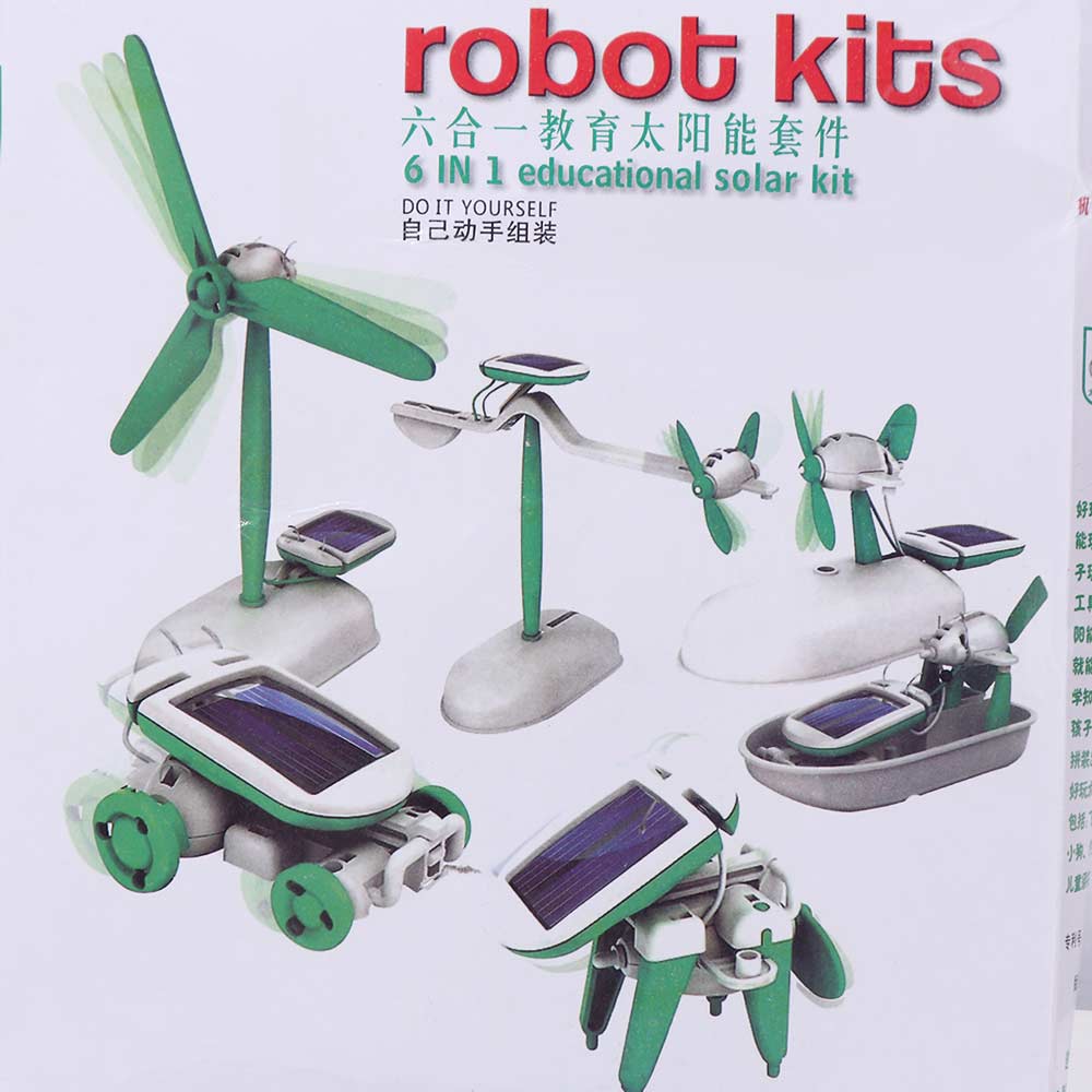 6-In-1 Solar Power Robot Renew - Renewable Energy Lab ulasan dan harga