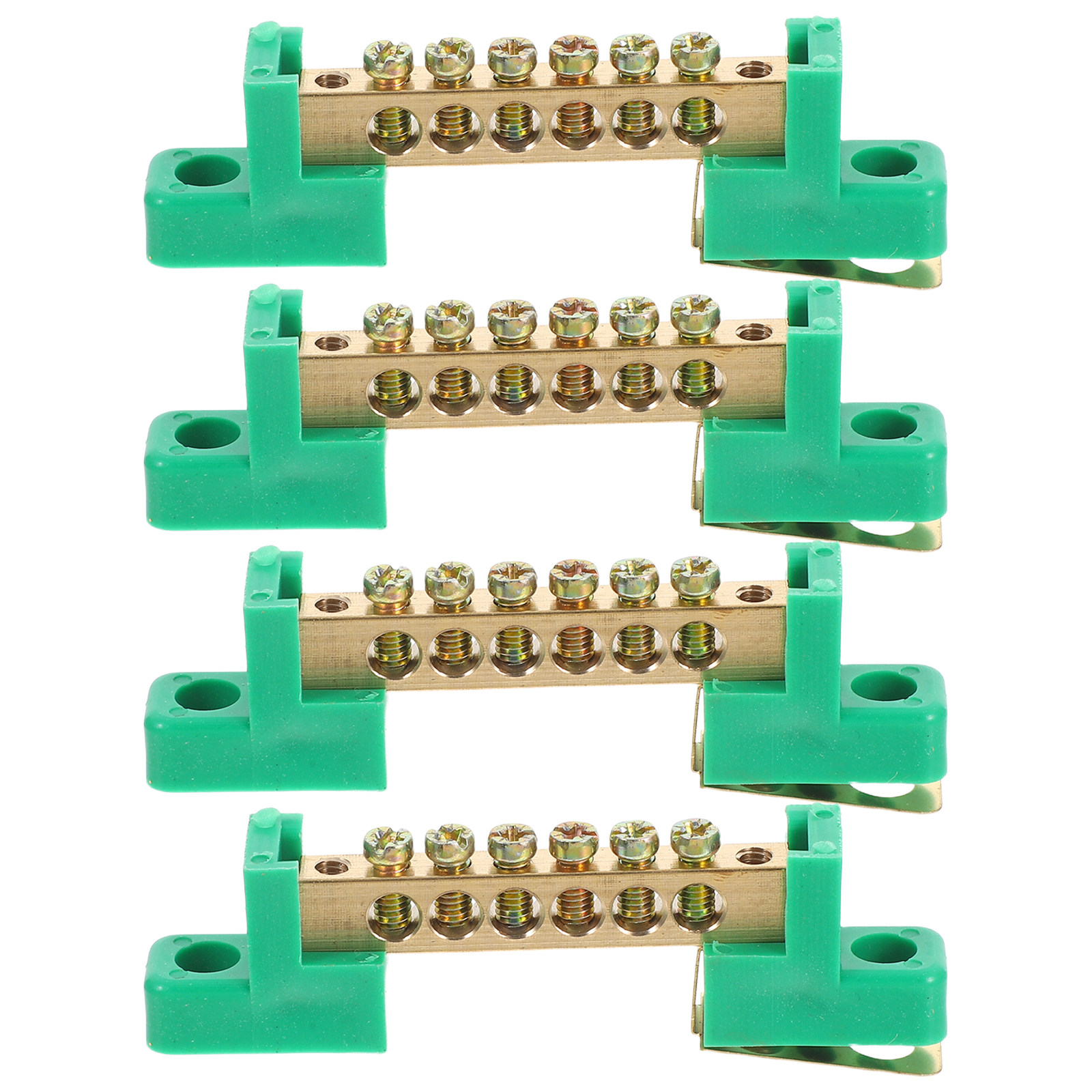 4Pcs Ground Bus Bar 6 Position - Bus Bar Copper ulasan dan harga