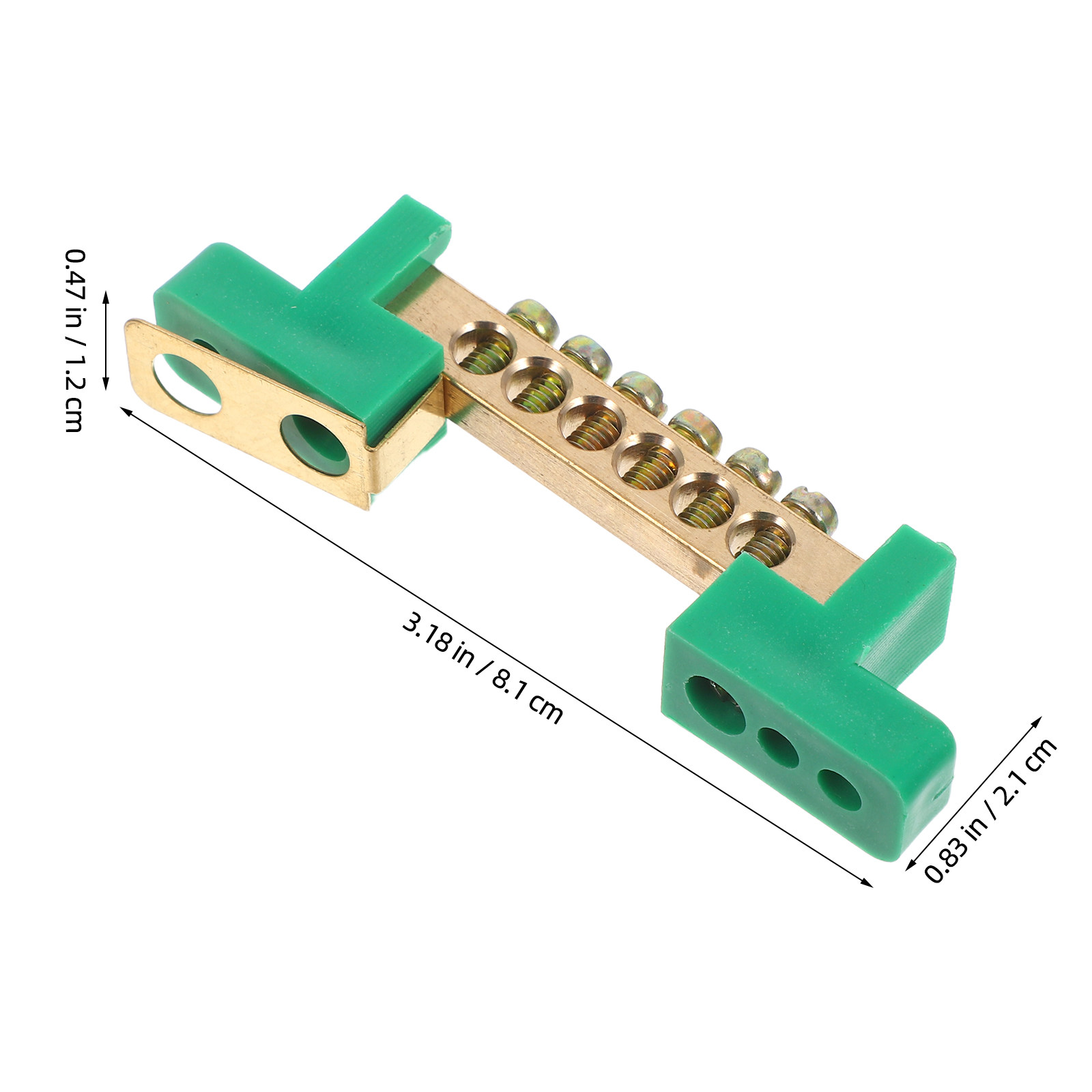 4Pcs Ground Bus Bar 6 Position - Bus Bar Copper ulasan dan harga